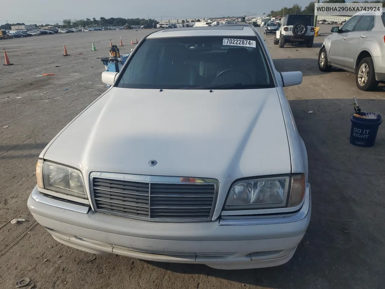 1999 Mercedes-Benz C 280 VIN: WDBHA29G6XA743924 Lot: 70222874