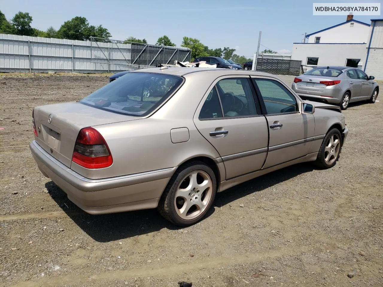 2000 Mercedes-Benz C 280 VIN: WDBHA29G8YA784170 Lot: 60810054