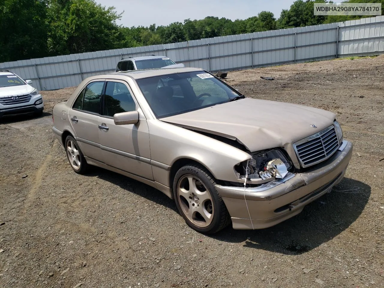 2000 Mercedes-Benz C 280 VIN: WDBHA29G8YA784170 Lot: 60810054