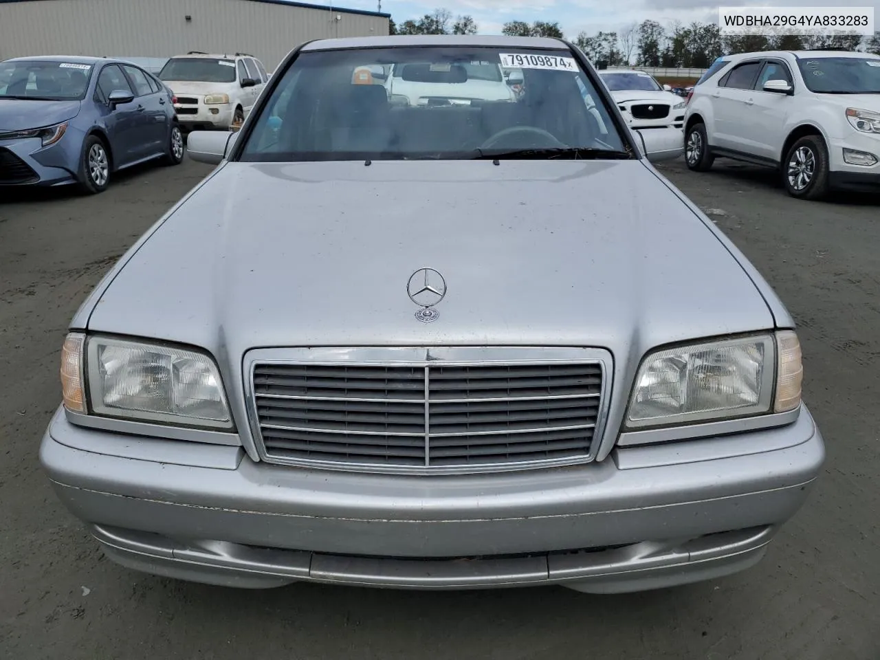 2000 Mercedes-Benz C 280 VIN: WDBHA29G4YA833283 Lot: 79109874