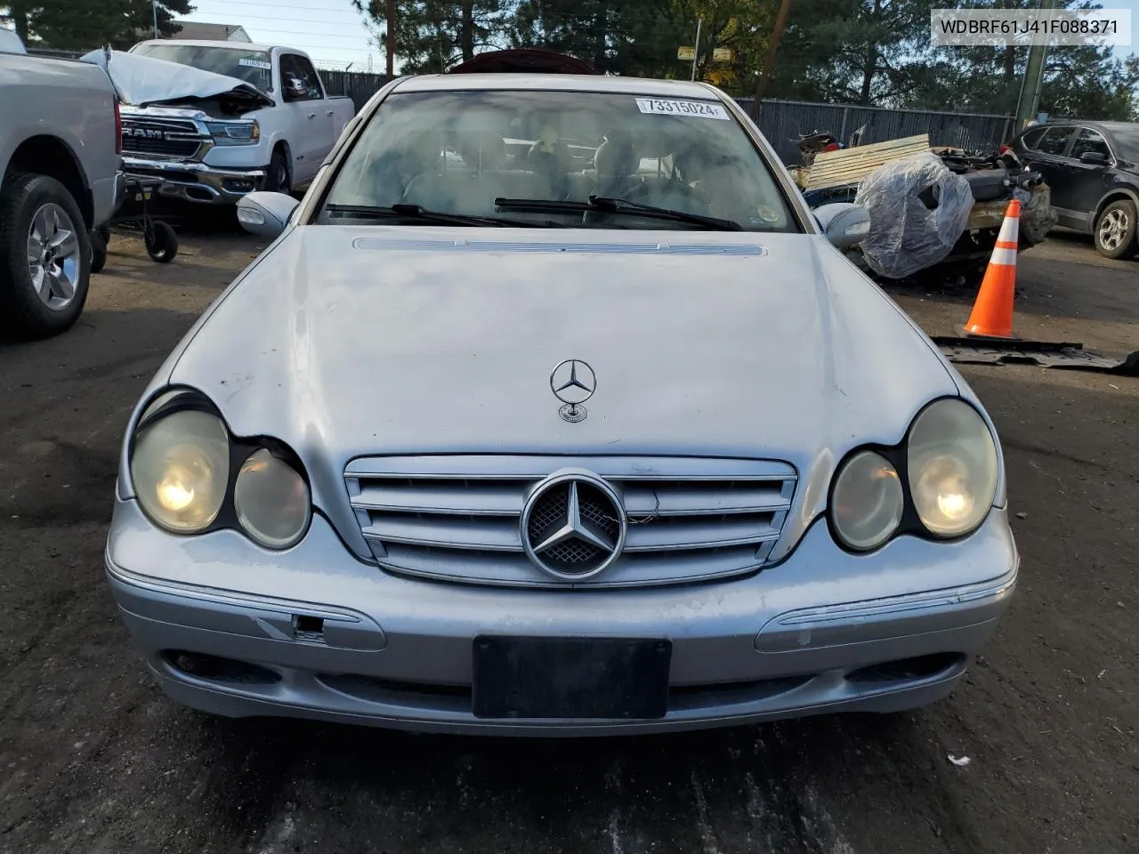 2001 Mercedes-Benz C 240 VIN: WDBRF61J41F088371 Lot: 73315024