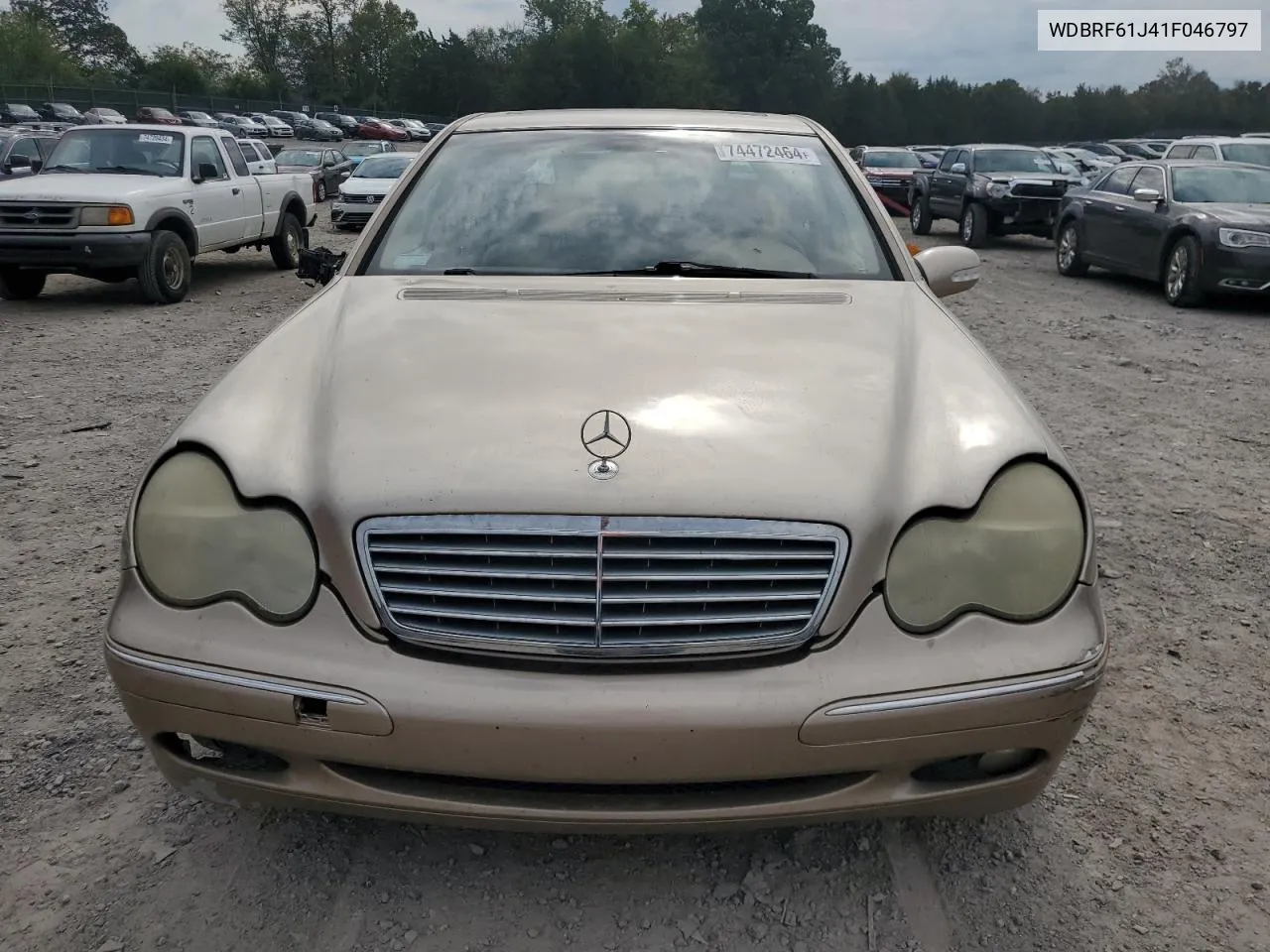 2001 Mercedes-Benz C 240 VIN: WDBRF61J41F046797 Lot: 74472464