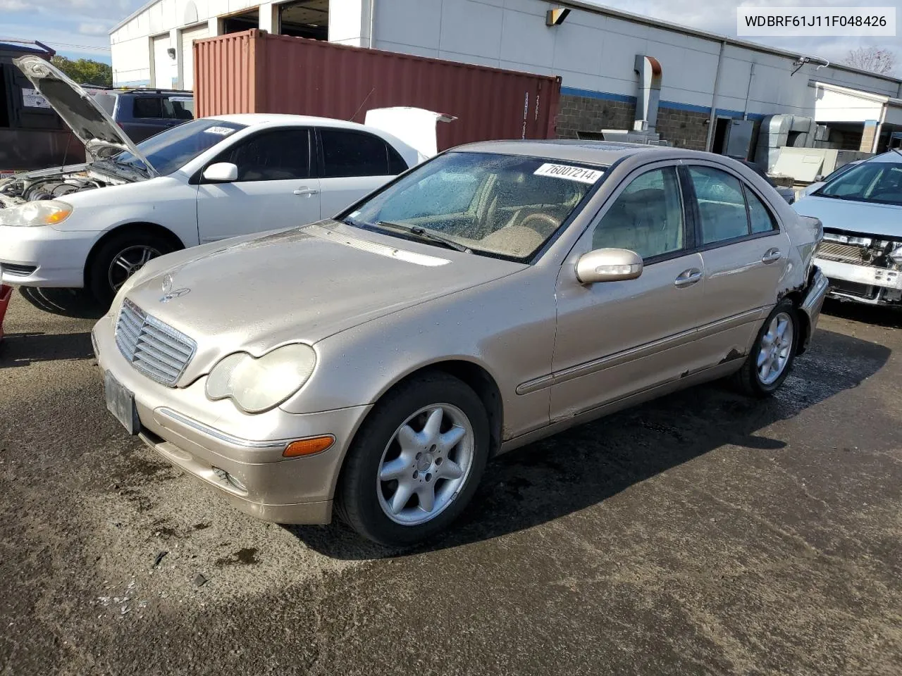 2001 Mercedes-Benz C 240 VIN: WDBRF61J11F048426 Lot: 76007214