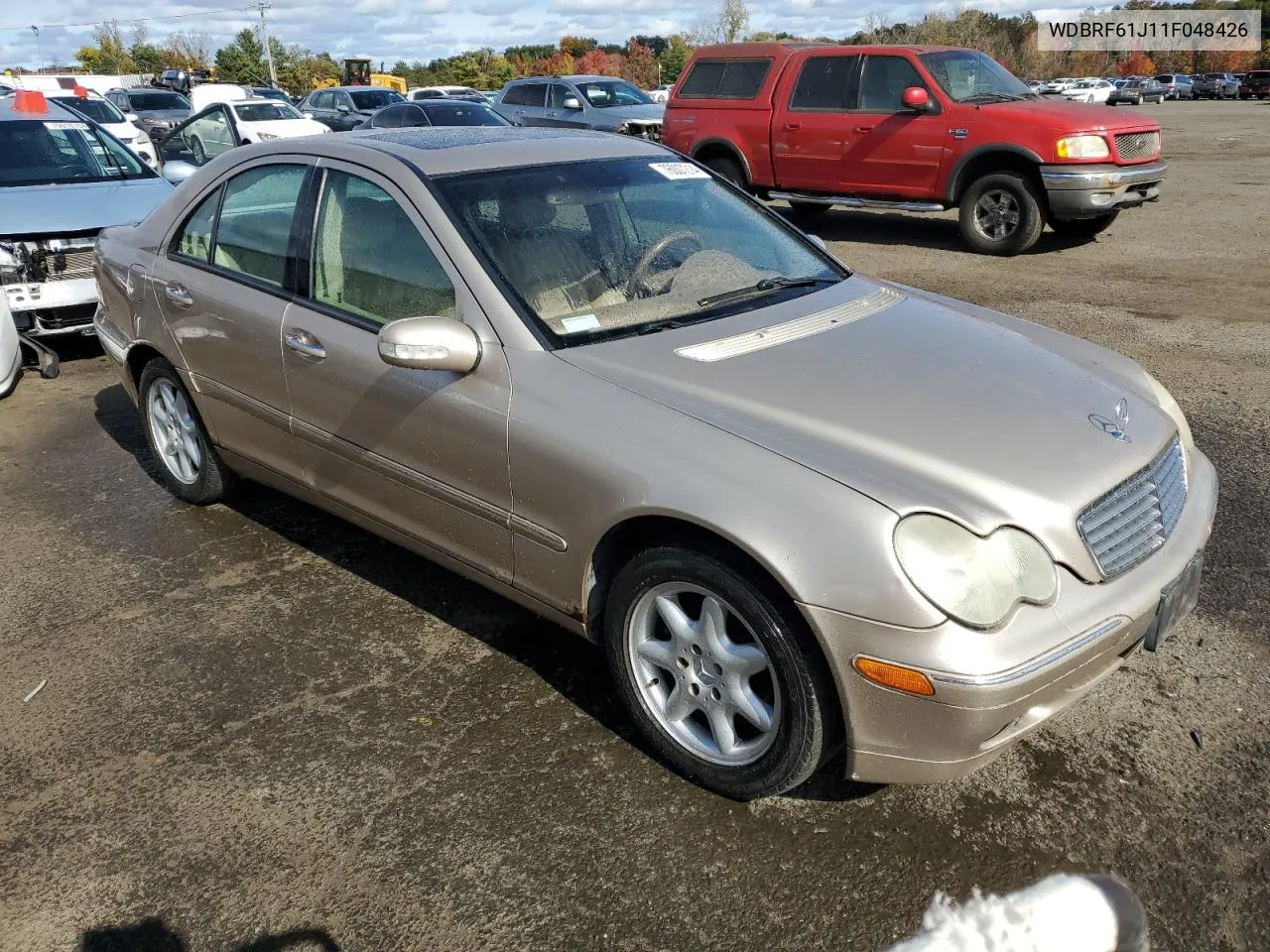 2001 Mercedes-Benz C 240 VIN: WDBRF61J11F048426 Lot: 76007214