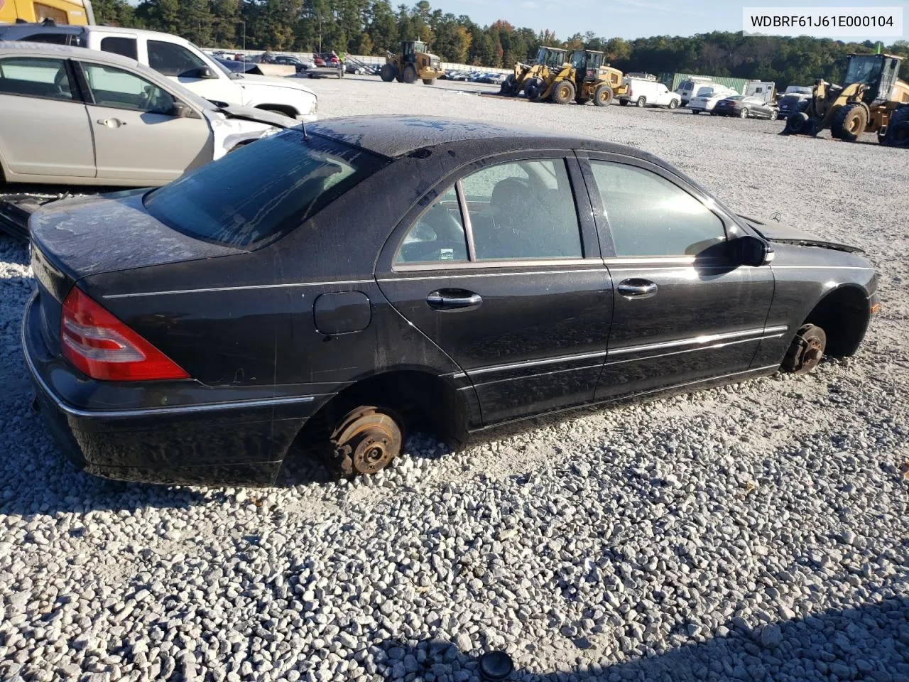 2001 Mercedes-Benz C 240 VIN: WDBRF61J61E000104 Lot: 77768984