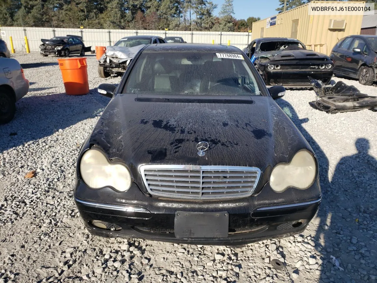 2001 Mercedes-Benz C 240 VIN: WDBRF61J61E000104 Lot: 77768984