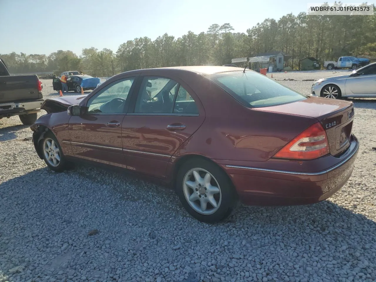 2001 Mercedes-Benz C 240 VIN: WDBRF61J01F043573 Lot: 77867674