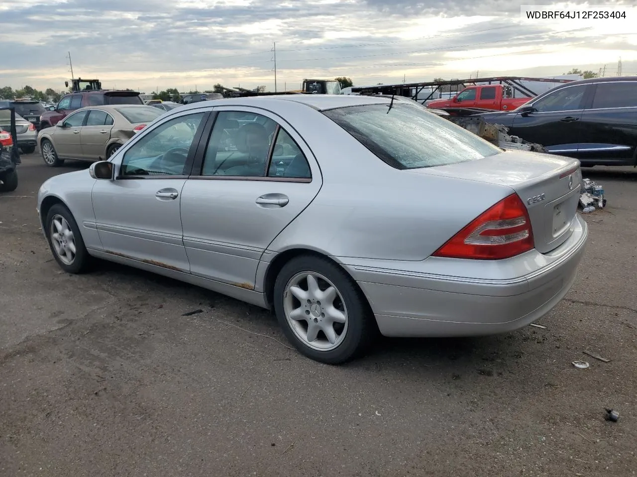 2002 Mercedes-Benz C 320 VIN: WDBRF64J12F253404 Lot: 68063474