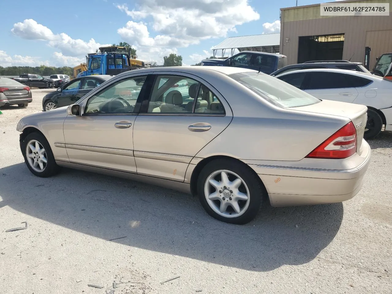 2002 Mercedes-Benz C 240 VIN: WDBRF61J62F274785 Lot: 71584164