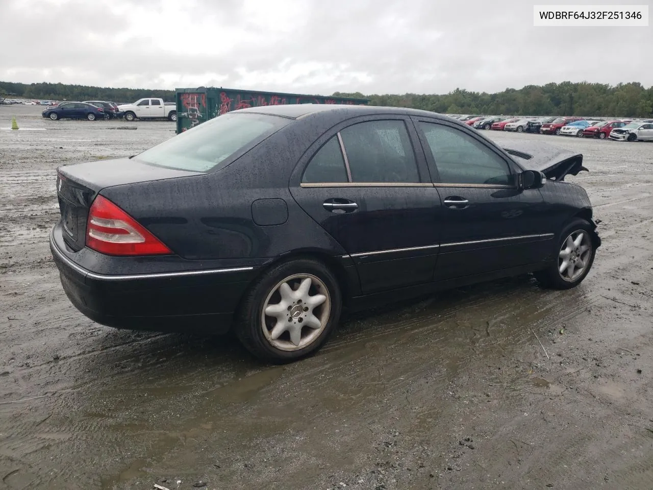 2002 Mercedes-Benz C 320 VIN: WDBRF64J32F251346 Lot: 71886904