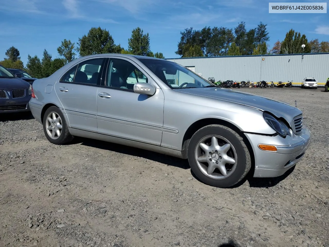 2002 Mercedes-Benz C 240 VIN: WDBRF61J42E005836 Lot: 72277064