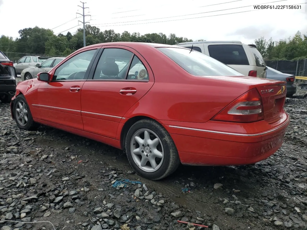 2002 Mercedes-Benz C 240 VIN: WDBRF61J22F158631 Lot: 72646594