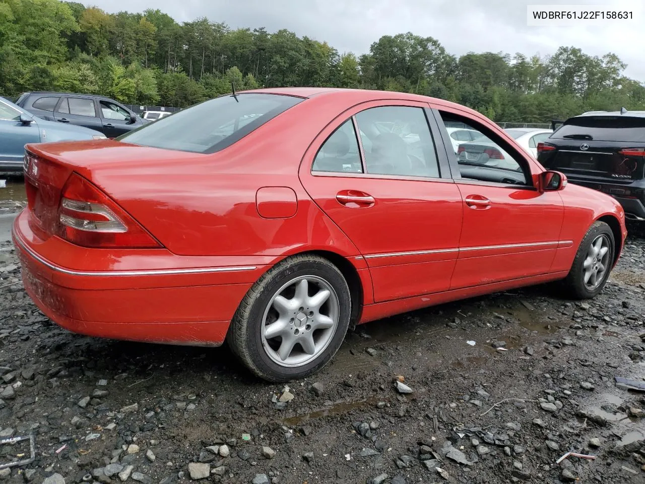 2002 Mercedes-Benz C 240 VIN: WDBRF61J22F158631 Lot: 72646594