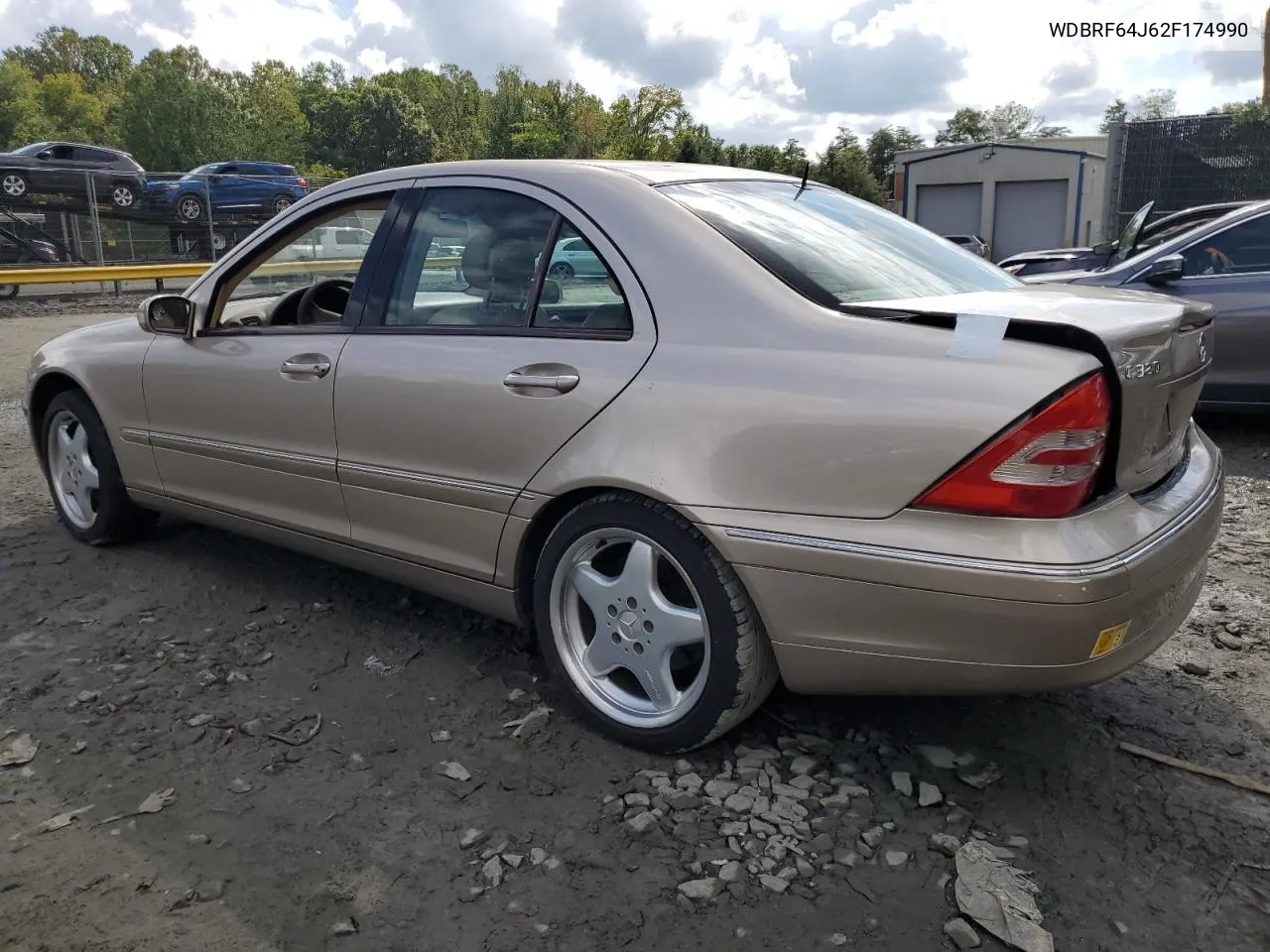 2002 Mercedes-Benz C 320 VIN: WDBRF64J62F174990 Lot: 74481854