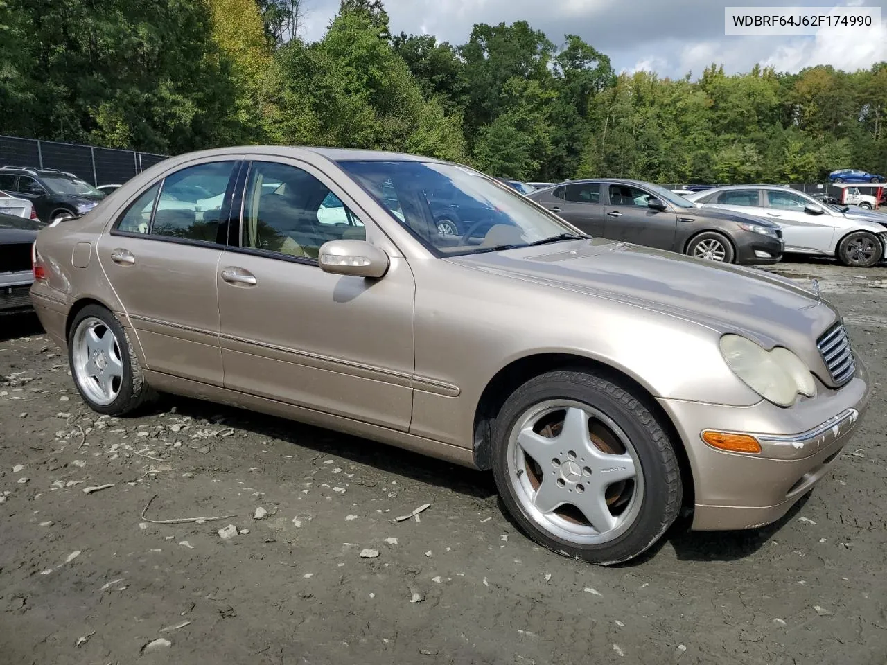 2002 Mercedes-Benz C 320 VIN: WDBRF64J62F174990 Lot: 74481854