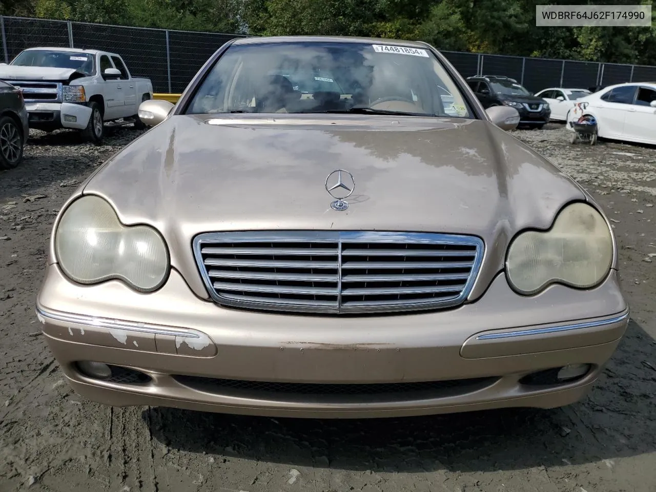 2002 Mercedes-Benz C 320 VIN: WDBRF64J62F174990 Lot: 74481854