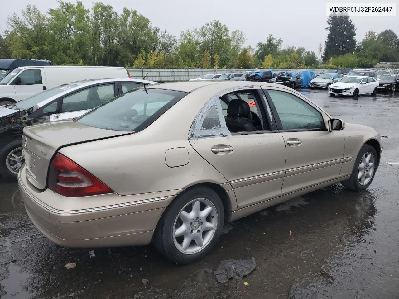 2002 Mercedes-Benz C 240 VIN: WDBRF61J32F262447 Lot: 74634524