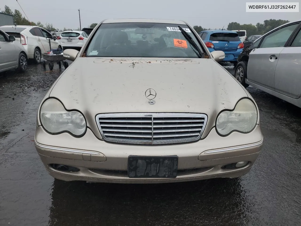 2002 Mercedes-Benz C 240 VIN: WDBRF61J32F262447 Lot: 74634524