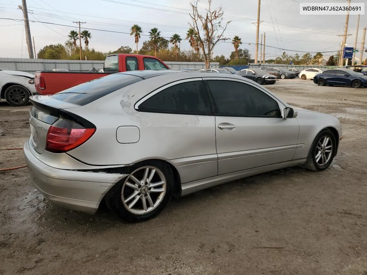 2002 Mercedes-Benz C 230K Sport Coupe VIN: WDBRN47J62A360691 Lot: 75088404