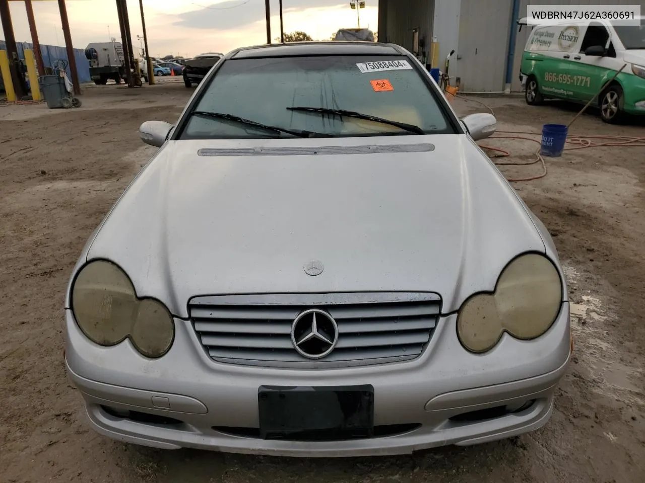 2002 Mercedes-Benz C 230K Sport Coupe VIN: WDBRN47J62A360691 Lot: 75088404