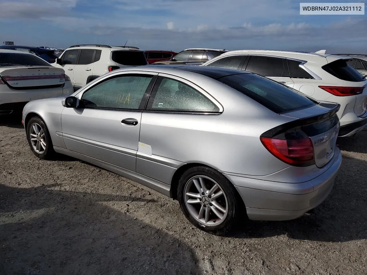 2002 Mercedes-Benz C 230K Sport Coupe VIN: WDBRN47J02A321112 Lot: 75841534