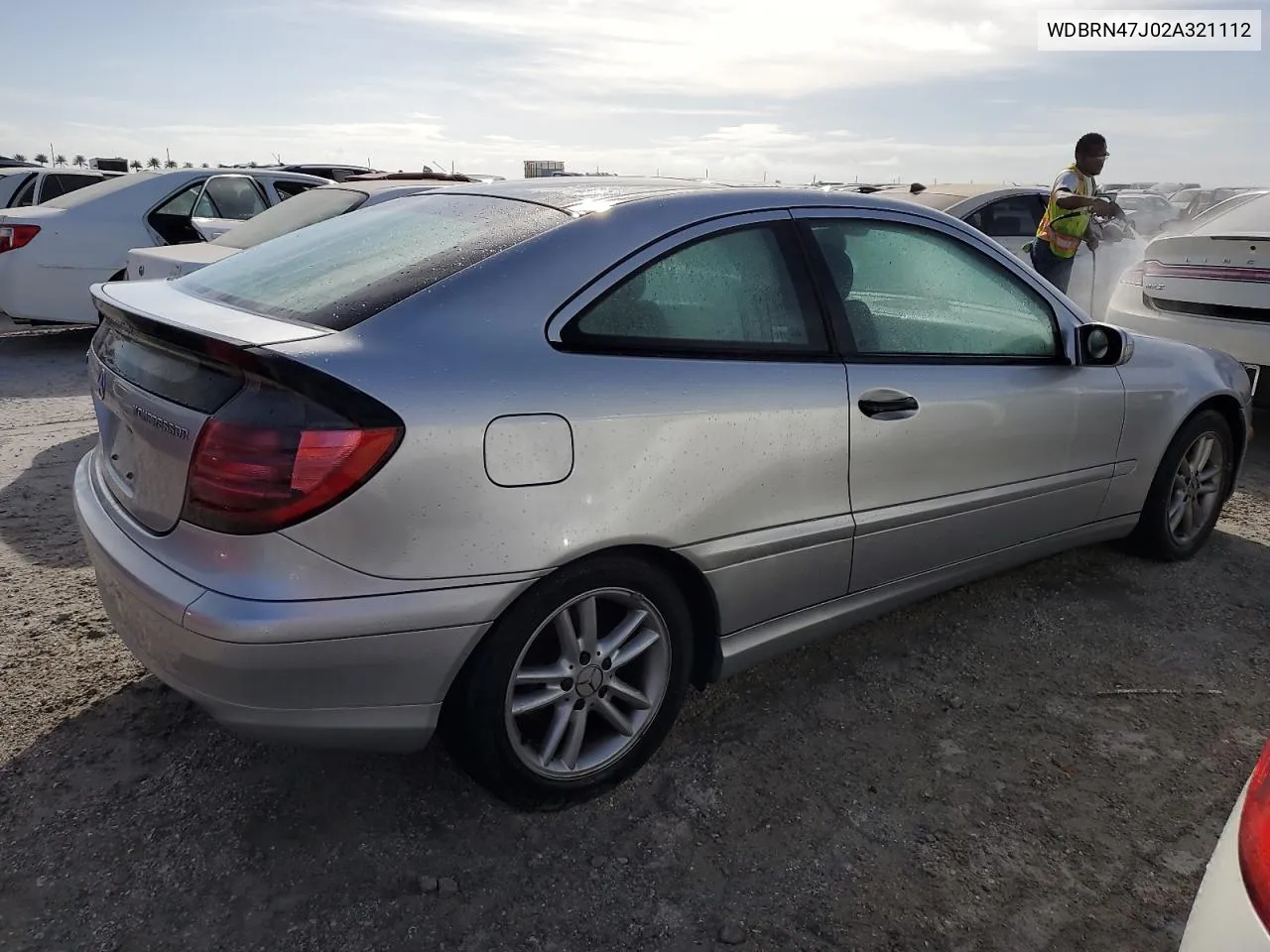 2002 Mercedes-Benz C 230K Sport Coupe VIN: WDBRN47J02A321112 Lot: 75841534