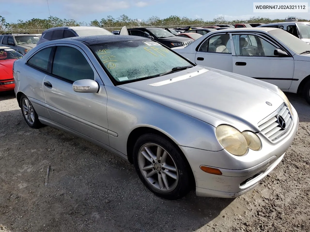 2002 Mercedes-Benz C 230K Sport Coupe VIN: WDBRN47J02A321112 Lot: 75841534