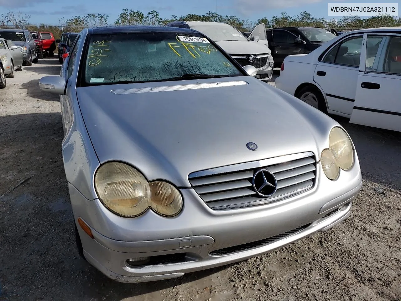 2002 Mercedes-Benz C 230K Sport Coupe VIN: WDBRN47J02A321112 Lot: 75841534