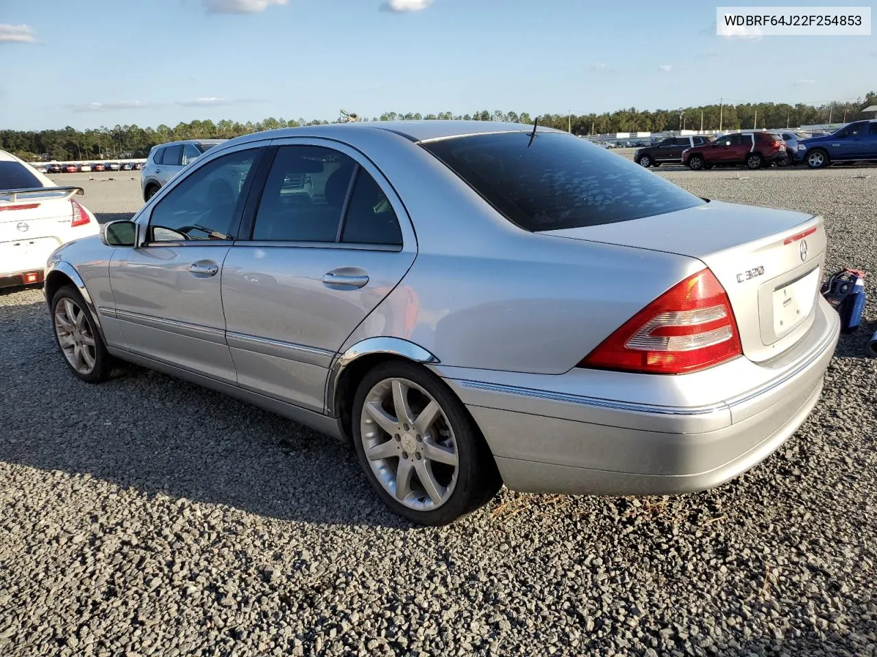 2002 Mercedes-Benz C 320 VIN: WDBRF64J22F254853 Lot: 76145084