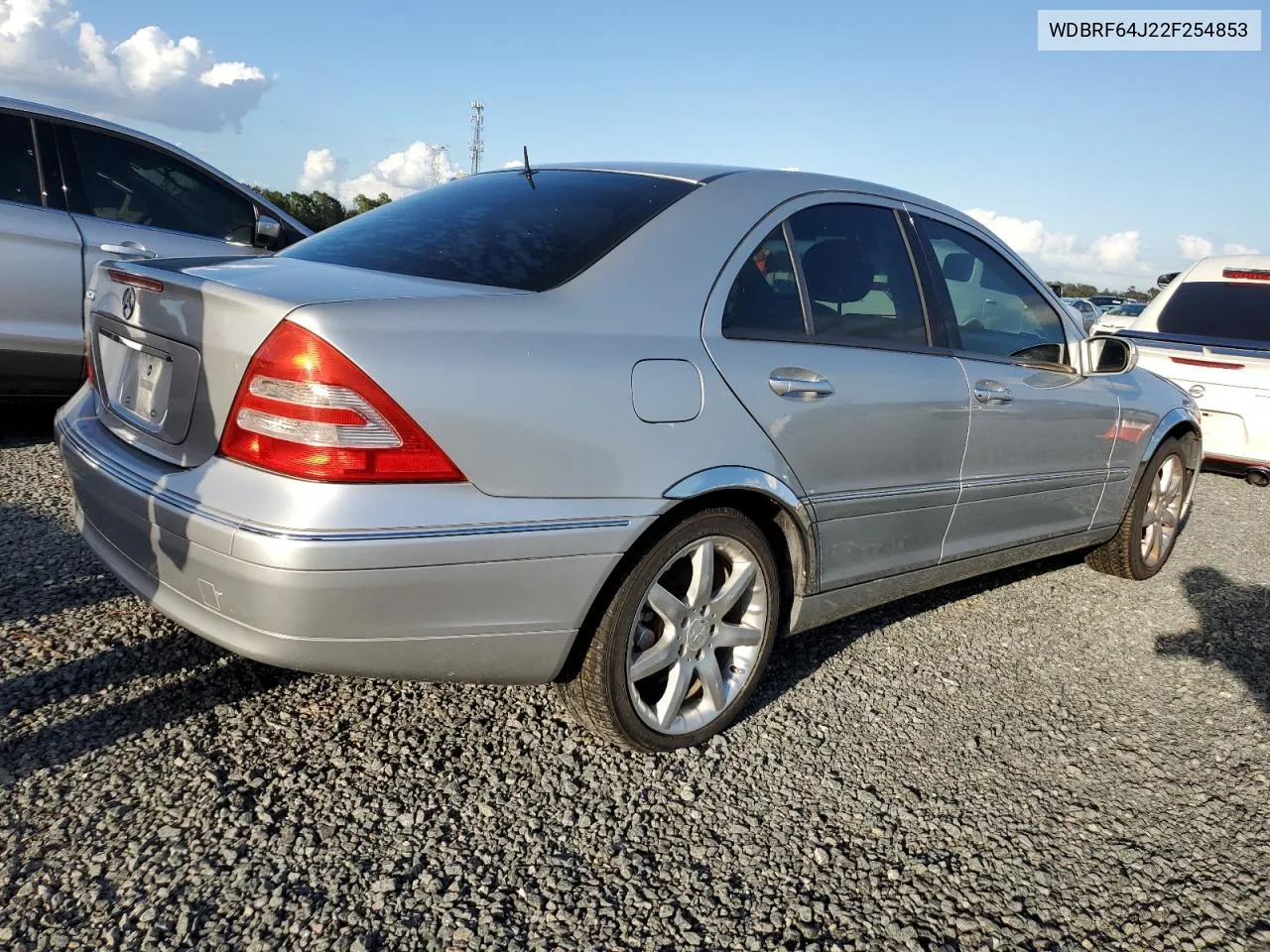 2002 Mercedes-Benz C 320 VIN: WDBRF64J22F254853 Lot: 76145084