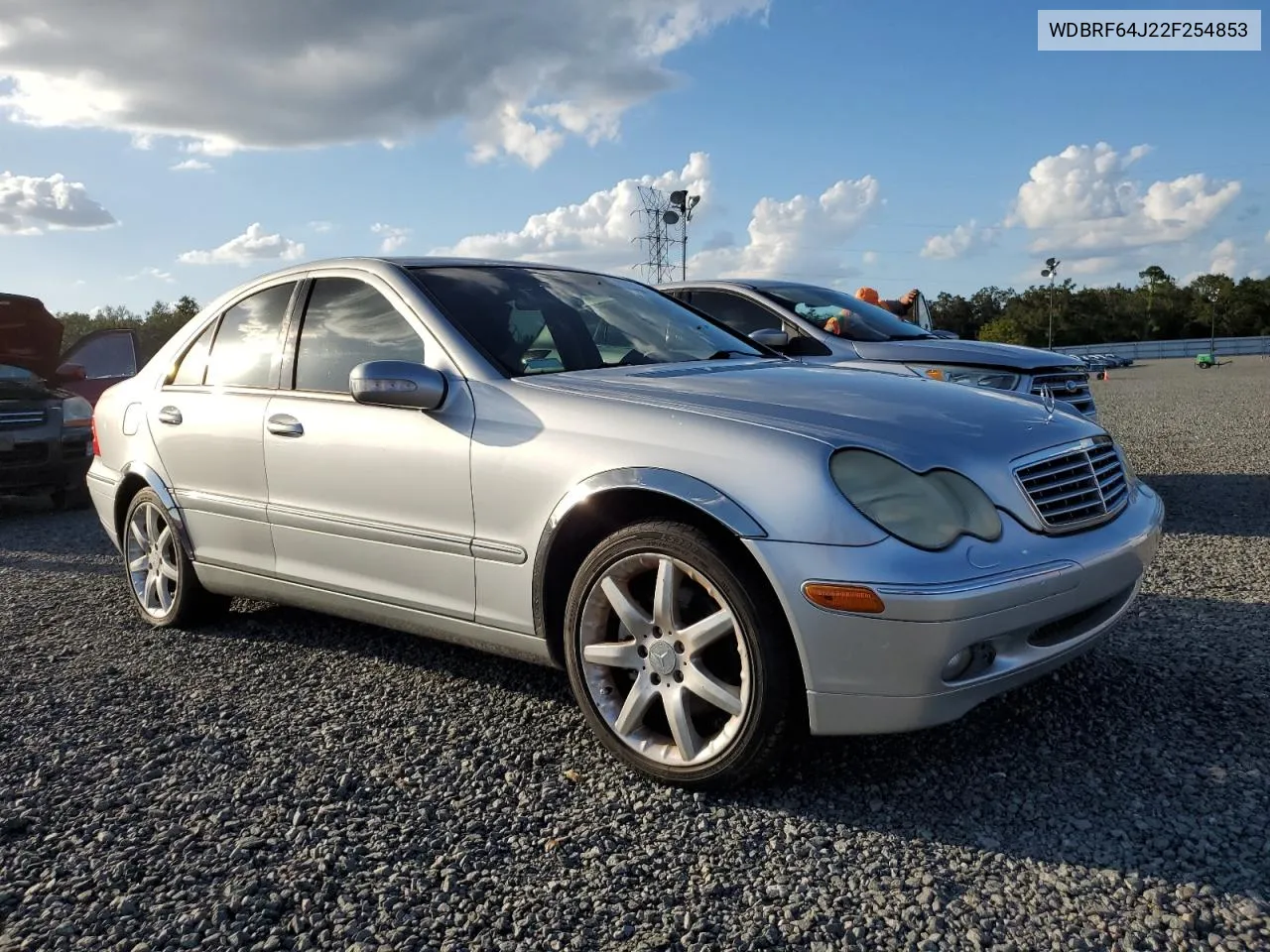 2002 Mercedes-Benz C 320 VIN: WDBRF64J22F254853 Lot: 76145084