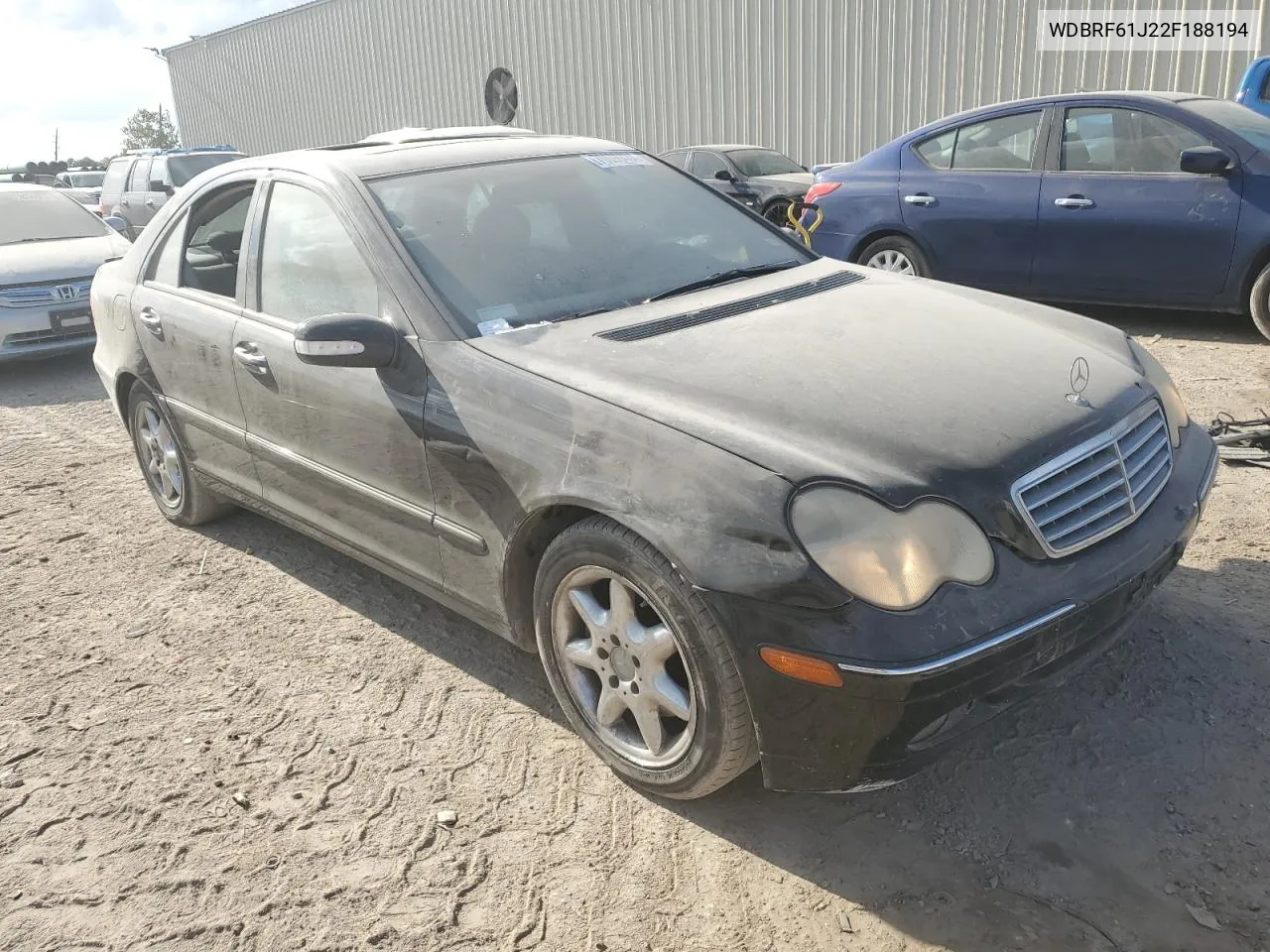 2002 Mercedes-Benz C 240 VIN: WDBRF61J22F188194 Lot: 76696484