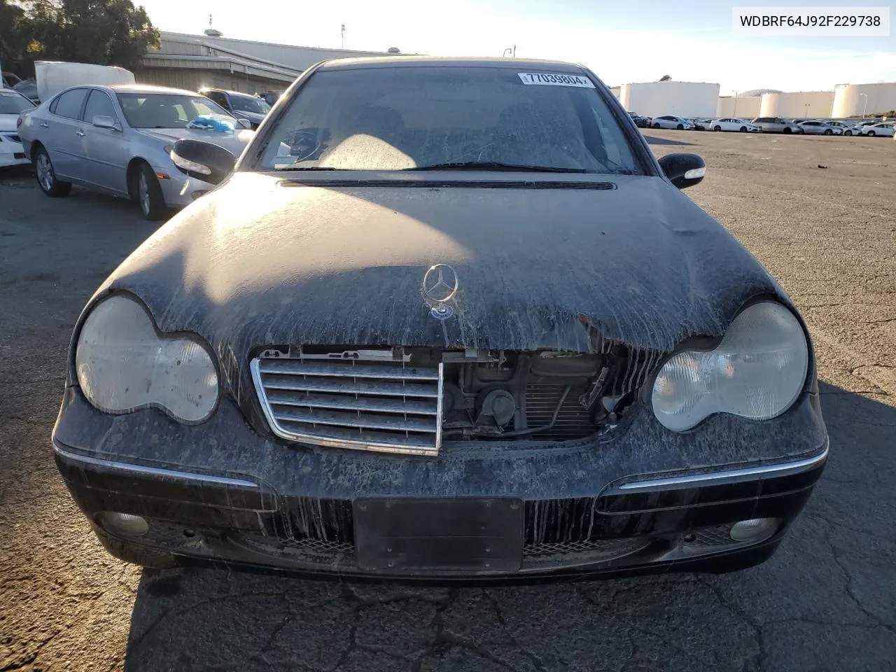 2002 Mercedes-Benz C 320 VIN: WDBRF64J92F229738 Lot: 77039804