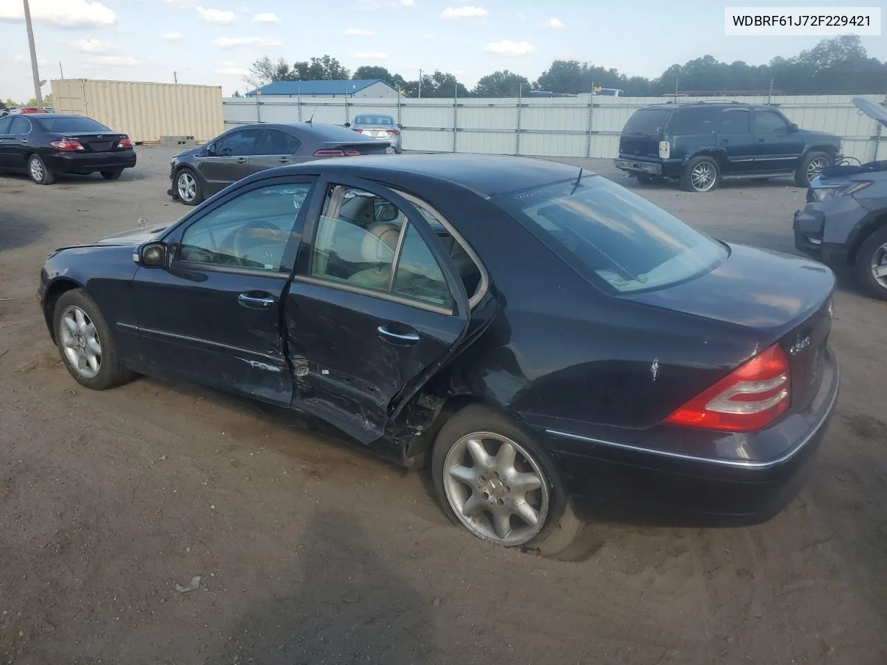 2002 Mercedes-Benz C 240 VIN: WDBRF61J72F229421 Lot: 78476454