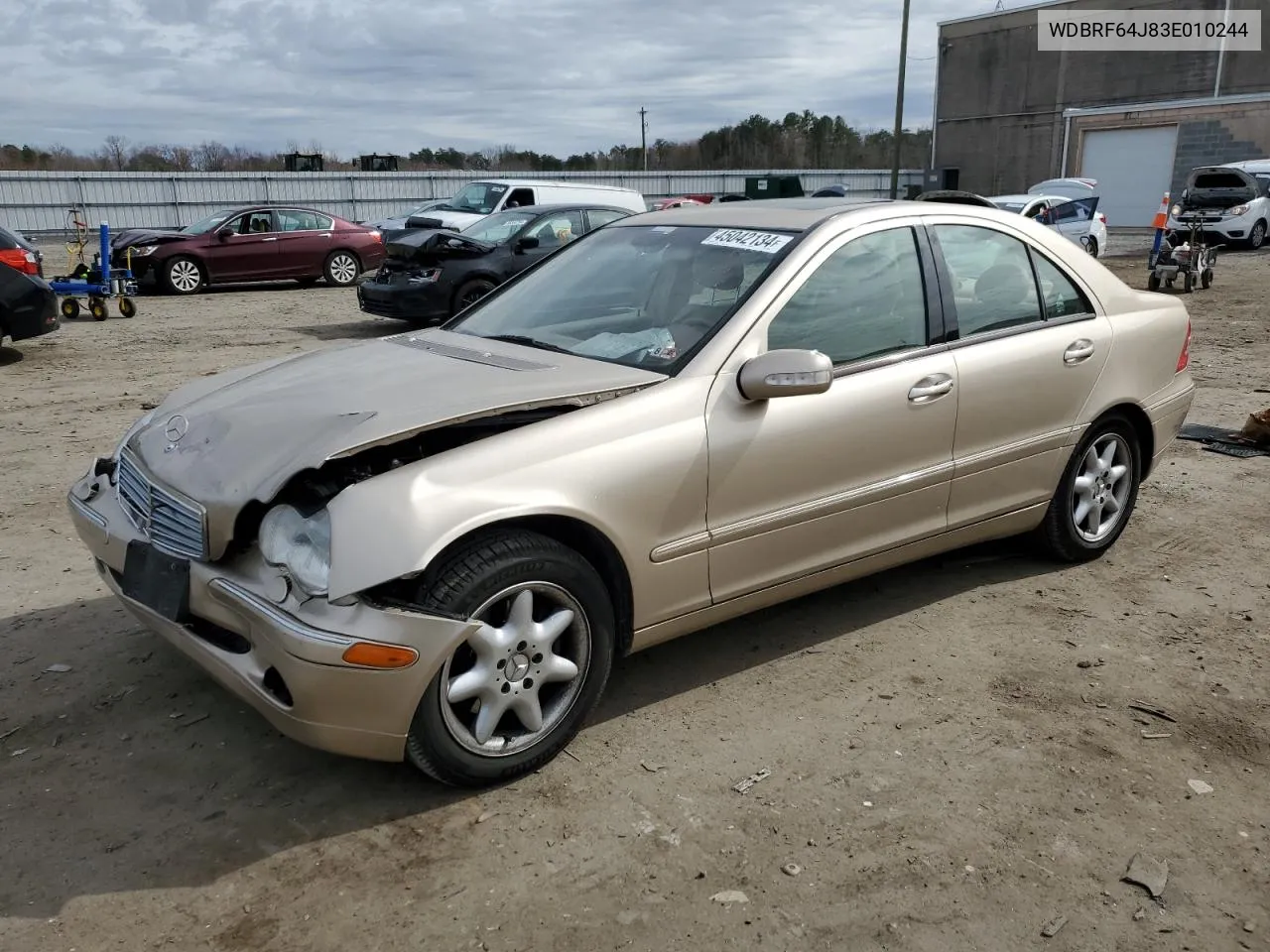 2003 Mercedes-Benz C 320 VIN: WDBRF64J83E010244 Lot: 45042134