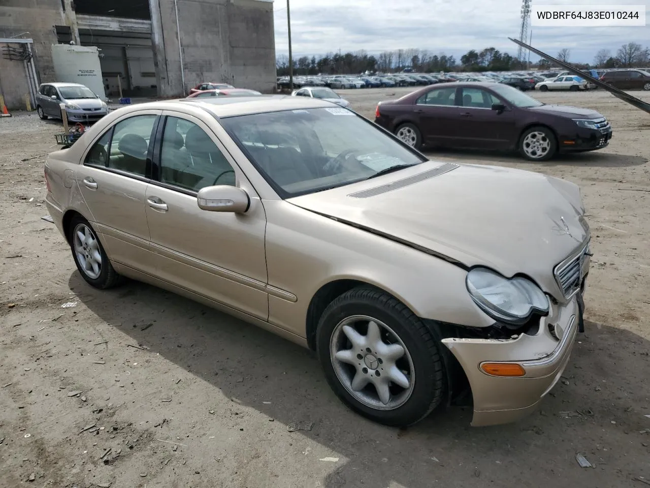 2003 Mercedes-Benz C 320 VIN: WDBRF64J83E010244 Lot: 45042134