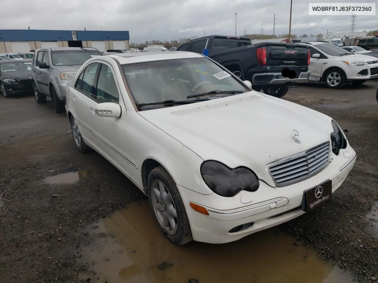 2003 Mercedes-Benz C 240 4Matic VIN: WDBRF81J83F372360 Lot: 50892603