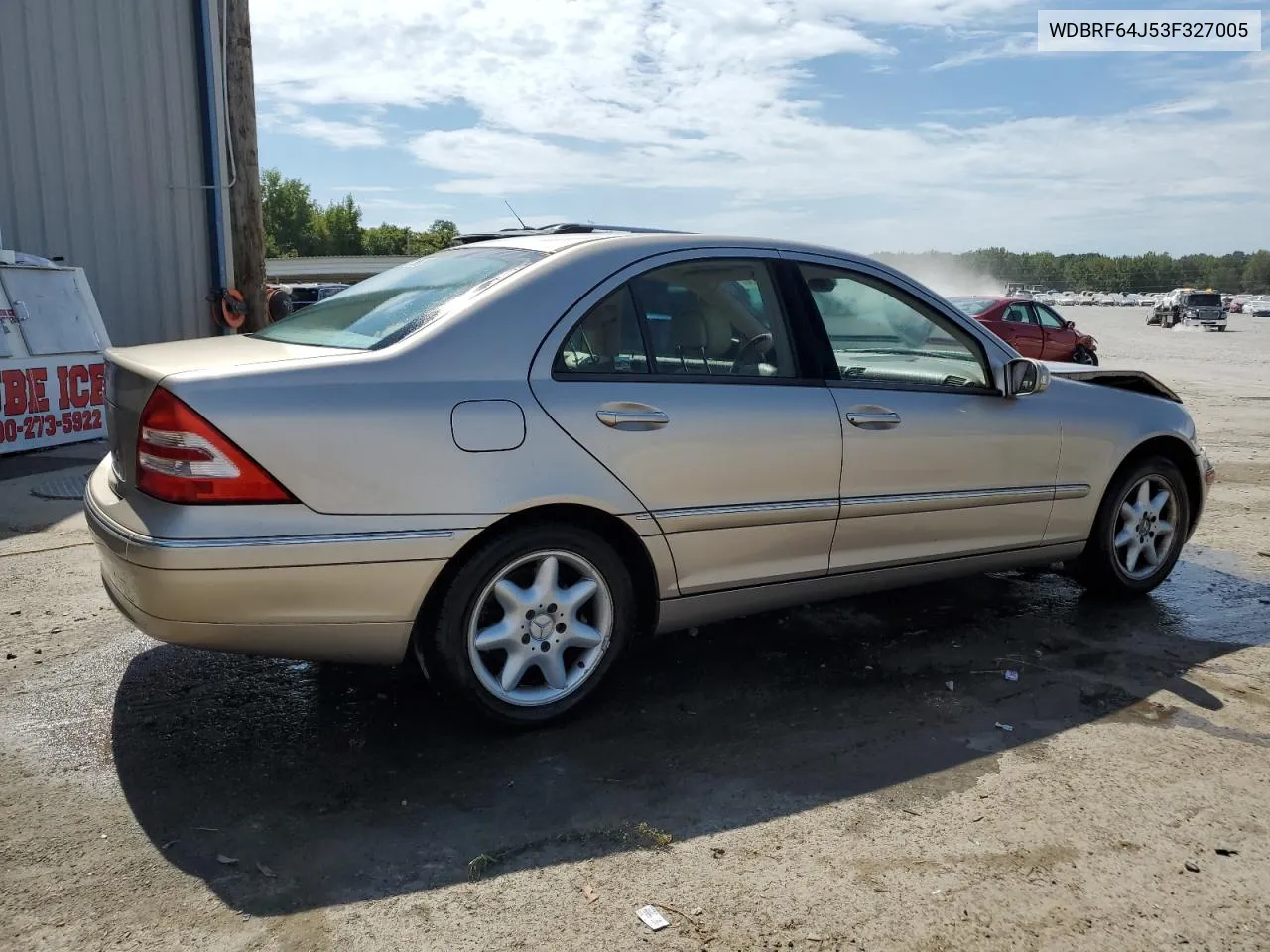 2003 Mercedes-Benz C 320 VIN: WDBRF64J53F327005 Lot: 69500224