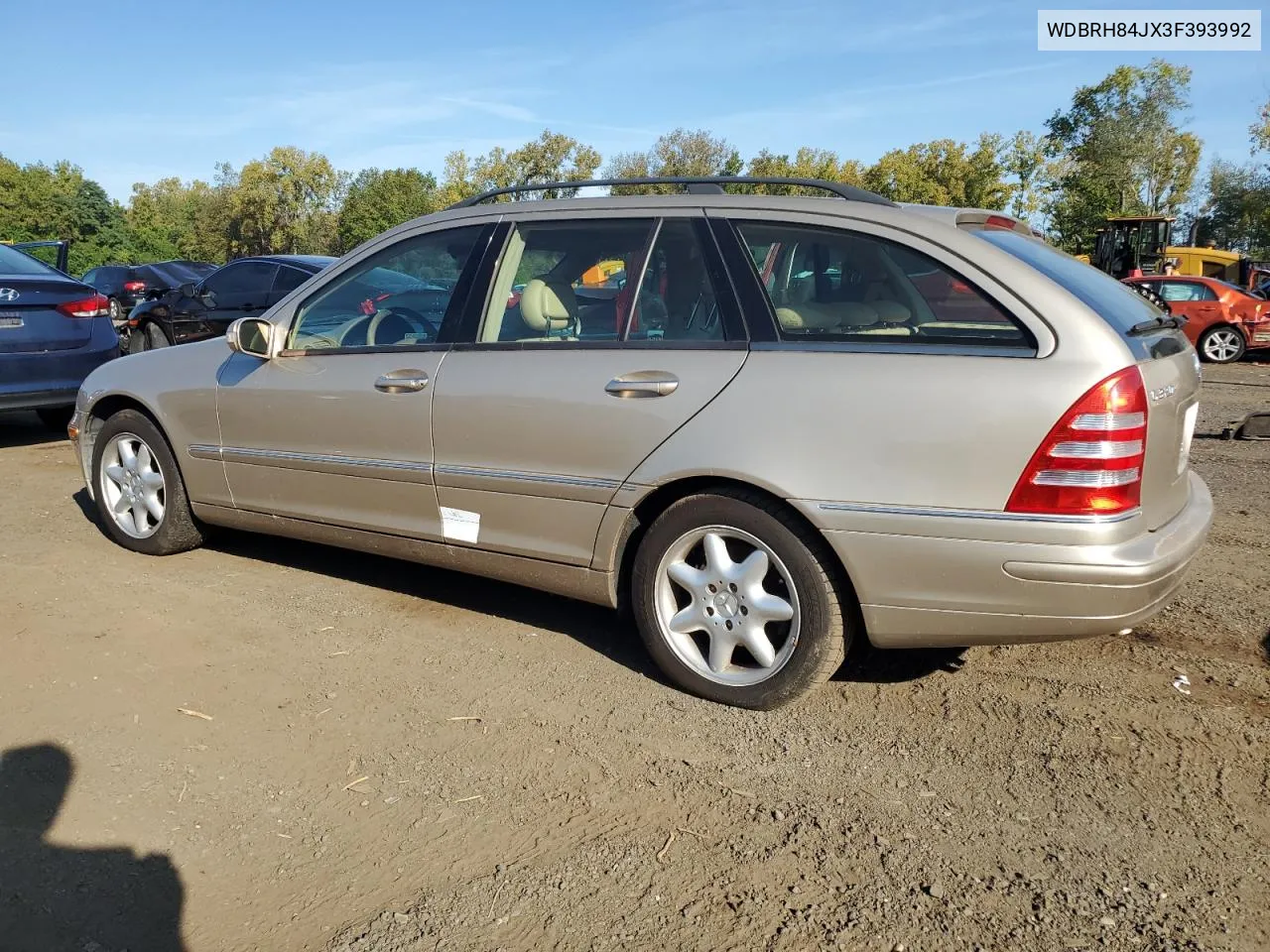 2003 Mercedes-Benz C 320 4Matic VIN: WDBRH84JX3F393992 Lot: 70216234