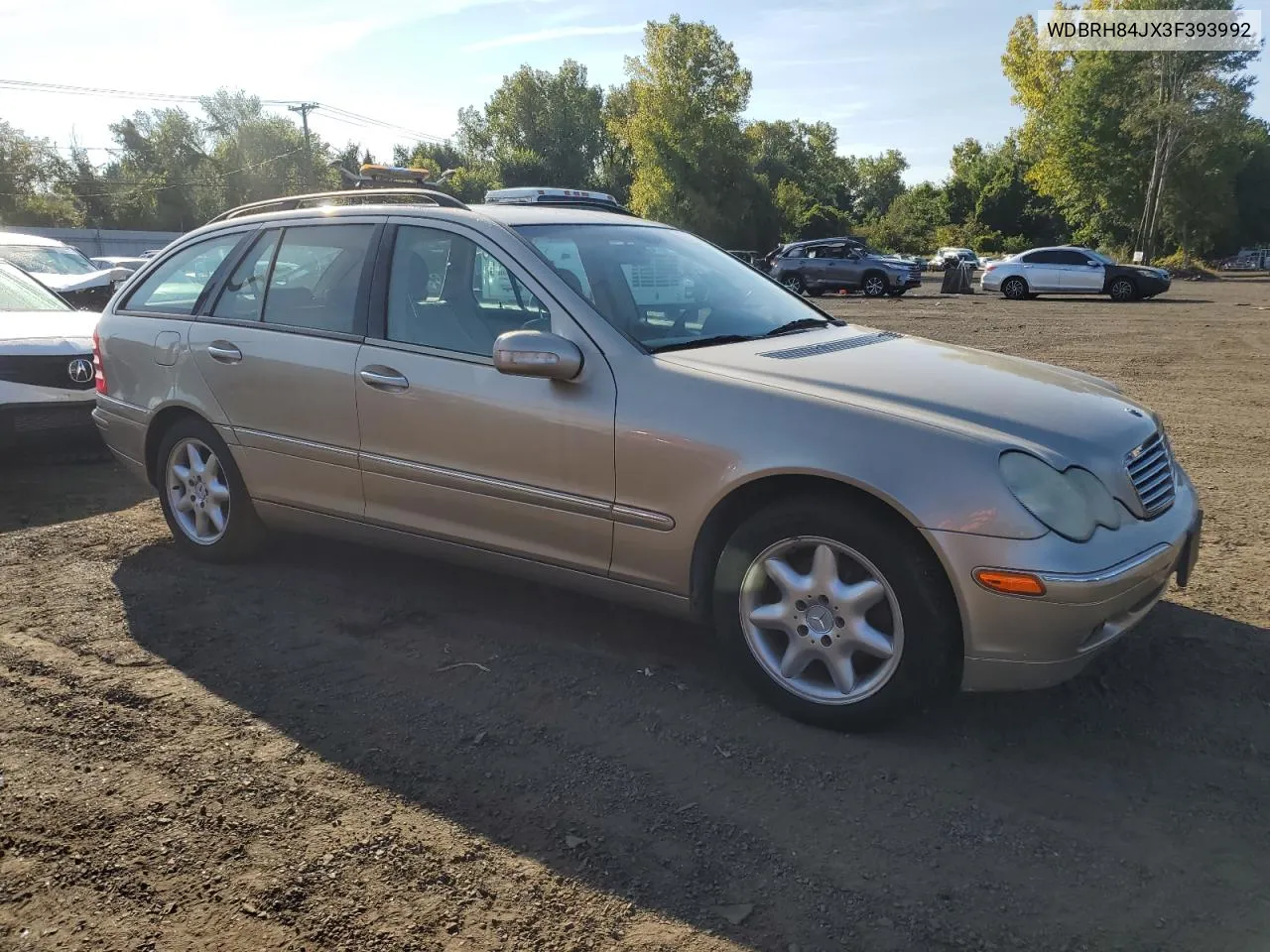 2003 Mercedes-Benz C 320 4Matic VIN: WDBRH84JX3F393992 Lot: 70216234