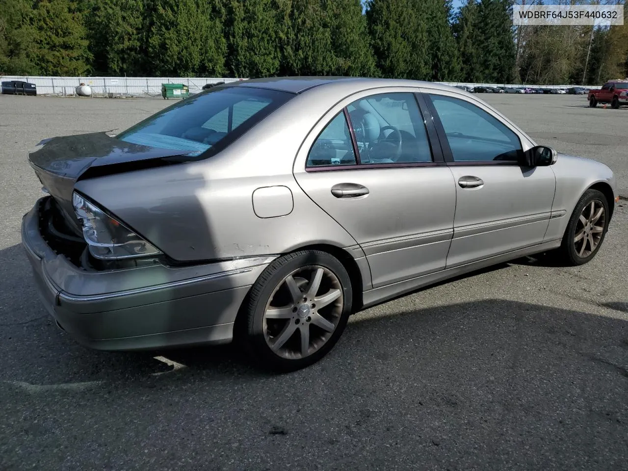 2003 Mercedes-Benz C 320 VIN: WDBRF64J53F440632 Lot: 71250234