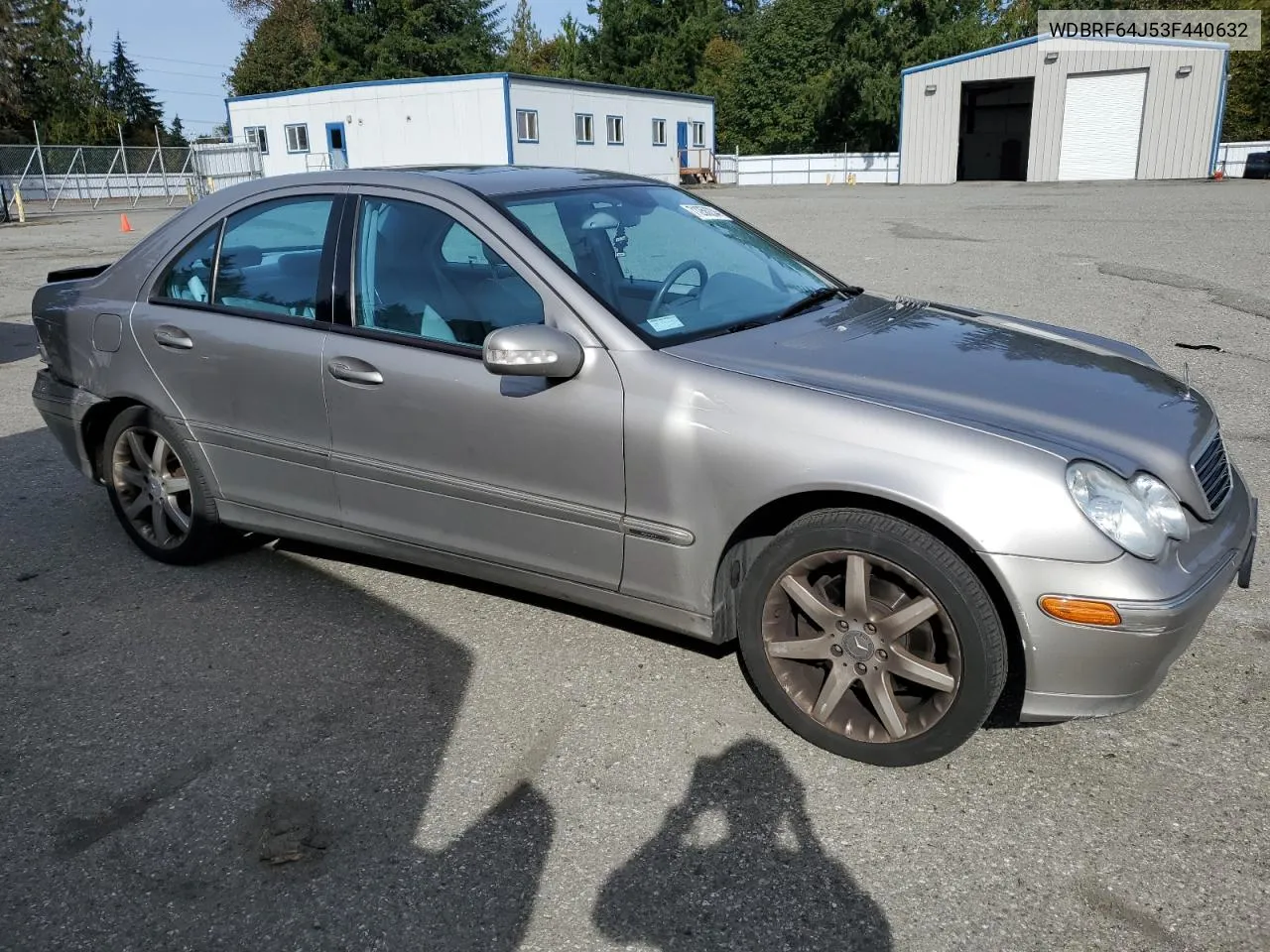 2003 Mercedes-Benz C 320 VIN: WDBRF64J53F440632 Lot: 71250234