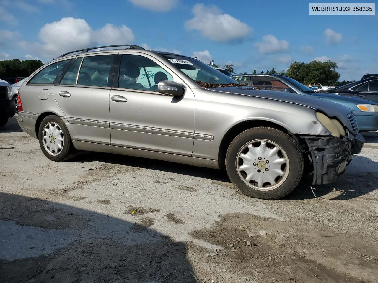 2003 Mercedes-Benz C 240 Sportwagon 4Matic VIN: WDBRH81J93F358235 Lot: 72420804