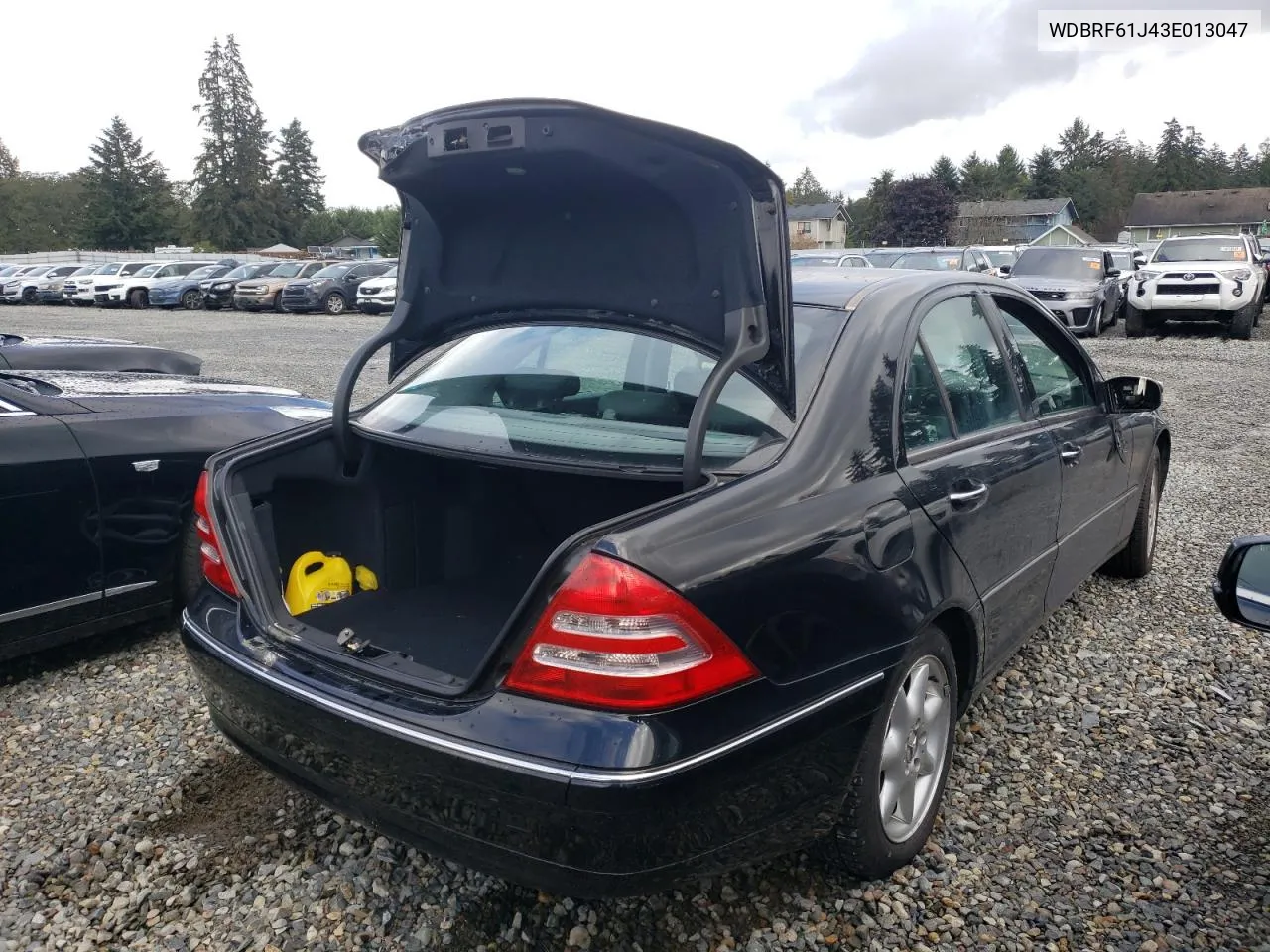 2003 Mercedes-Benz C 240 VIN: WDBRF61J43E013047 Lot: 72944684