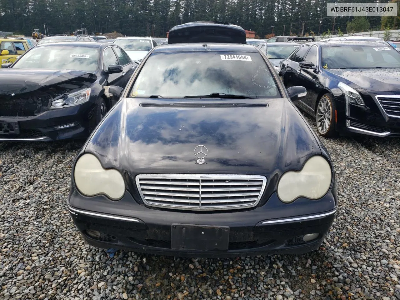 2003 Mercedes-Benz C 240 VIN: WDBRF61J43E013047 Lot: 72944684