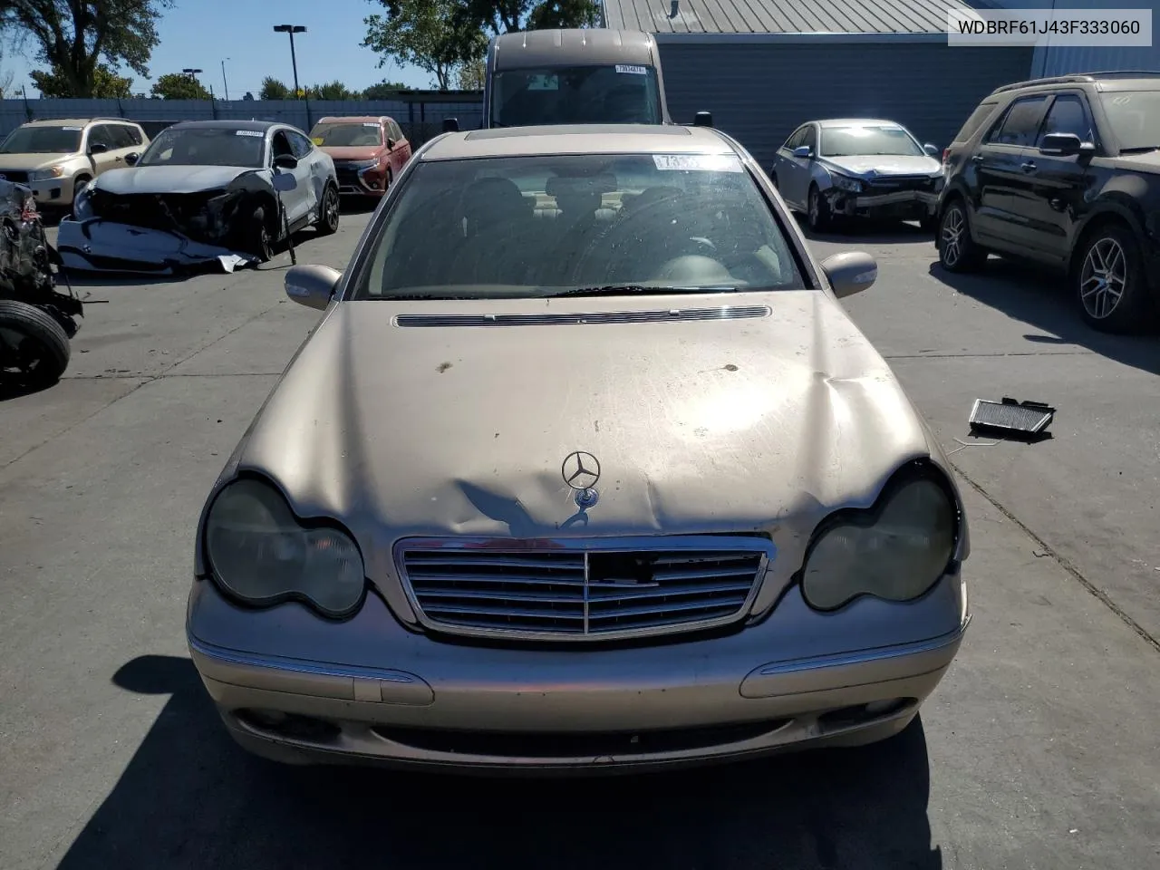 2003 Mercedes-Benz C 240 VIN: WDBRF61J43F333060 Lot: 73161714