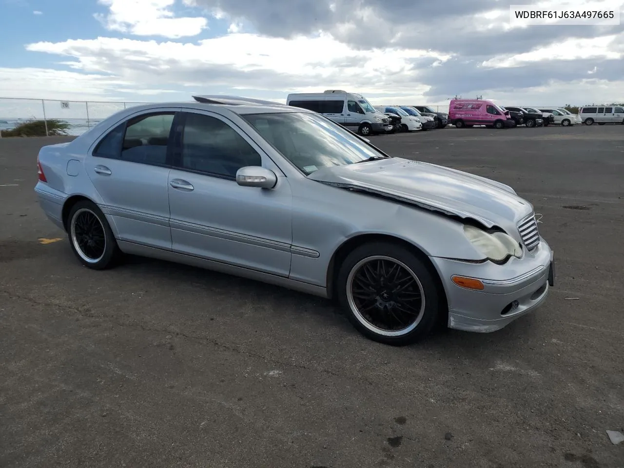 2003 Mercedes-Benz C 240 VIN: WDBRF61J63A497665 Lot: 73669904