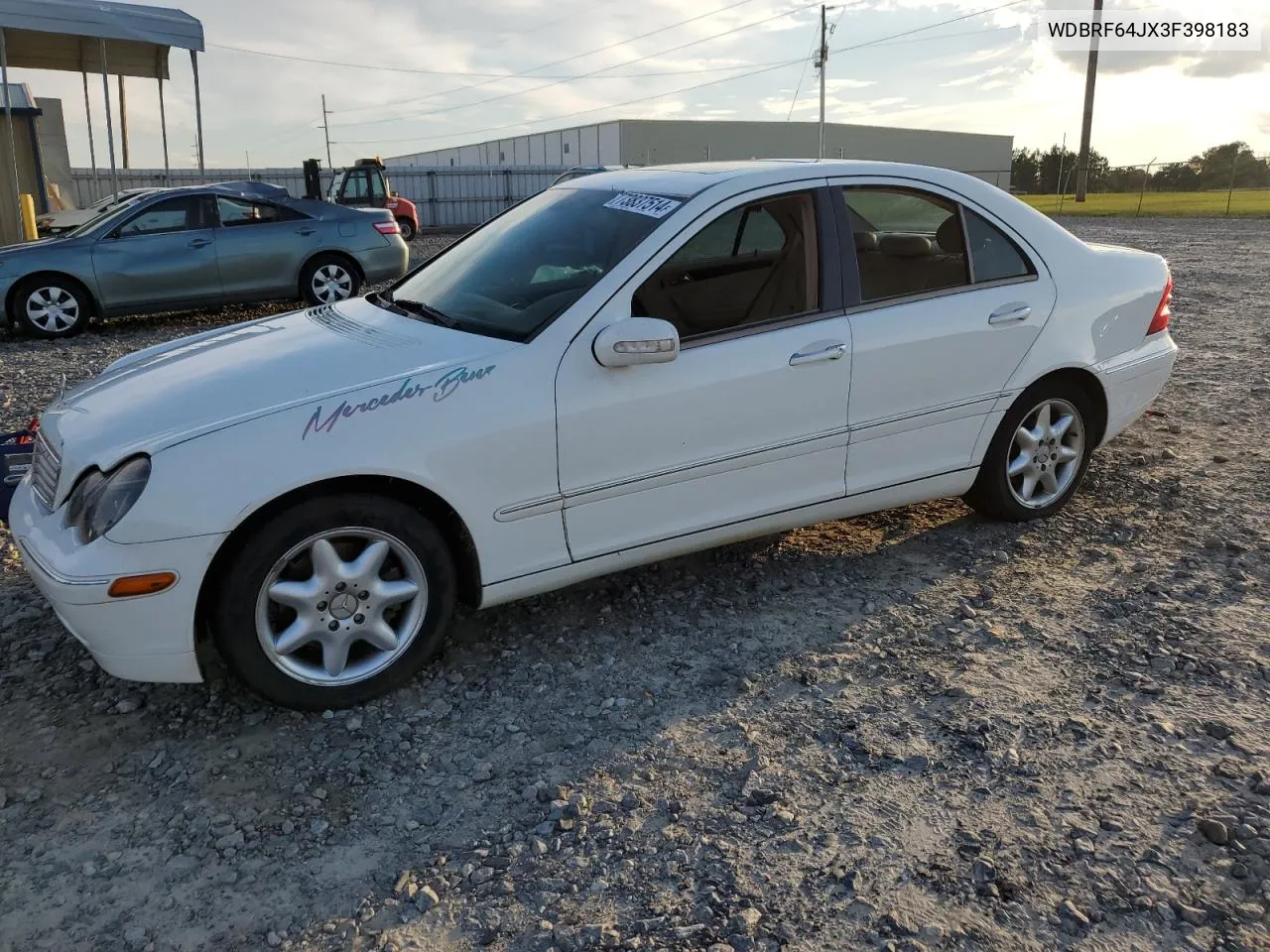 2003 Mercedes-Benz C 320 VIN: WDBRF64JX3F398183 Lot: 73837514