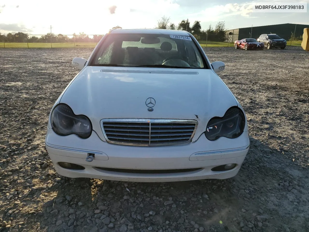 2003 Mercedes-Benz C 320 VIN: WDBRF64JX3F398183 Lot: 73837514