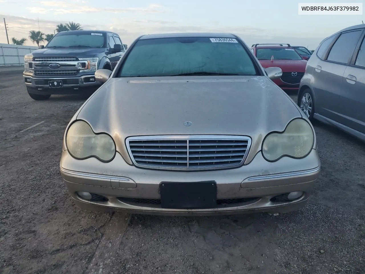 2003 Mercedes-Benz C 320 4Matic VIN: WDBRF84J63F379982 Lot: 75836544